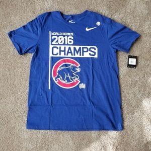 NEW Nike Chicago Cubs World Series Champs T-shirt